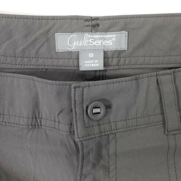 Gander Mountain Guide Series Gray Convertible Outdoor Hiking Pants Womens 10 - Picture 11 of 15